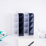 Inclined,Insert,Scrub,Holder,Stationery,Desktop,Storage,Transparent,Makeup,Brush,Storage