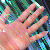 Iridescent,Fringe,Curtain,Party,Decoration,Mermaid,Unicorn,Backdrop,Shower,Curtains