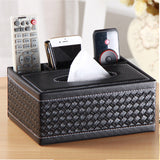 Rectangle,Leather,Tissue,Paper,Holder,Cover,Napkin,Storage