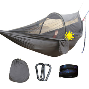 Outdoor,Travel,Camping,Hammock,Parachute,Cloth,Automatic,Support,Mosquito,Mosquito,Hammock