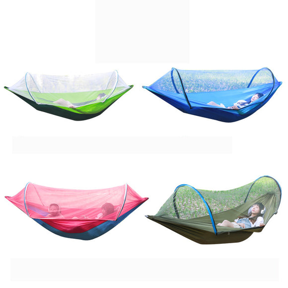260x150cm,Outdoor,Double,Hammock,Hanging,Swing,Mosquito,Camping,Hiking