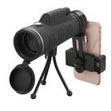 40x60,Monocular,Optic,Light,Night,Vision,Telescope,Phone,Holder,Tripod,Outdoor,Camping