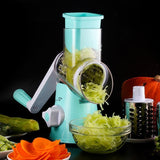 Vegetable,Fruit,Manual,Slicer,Cutter,Spiral,Grinder,Kitchen,Tools,Stainless,Blades