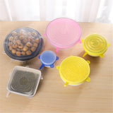 Stretch,Silicone,Kitchen,Container,Cover,Storage,Wraps,Seals,Reusable