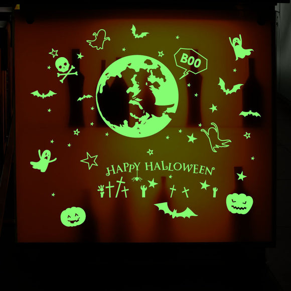 Creative,Halloween,Series,Fluorescent,Luminous,Paste,Sticker,Night,Light,Decorative,Sticker