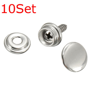 10Set,Fastener,Screws,Attaching,Marine,Canvas,Cover