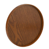 KCASA,Wooden,Round,Plate,Natural,Fruit,Tableware,Serving,Solid,Plate