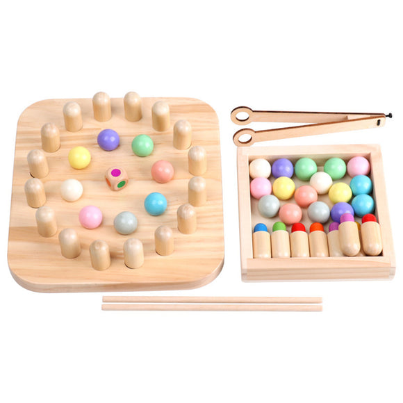 Educational,Wooden,Memory,Match,Stick,Chess