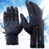 Unisex,Touch,Screen,Windproof,Waterproof,Sports,Winter,Finger,Gloves,Zipper