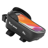 BIKING,6inch,Bicycle,Front,Frame,Waterproof,Phone,Mount,Touch,Screen,Visor,Handlebar