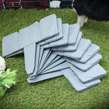 20Pcs,Garden,Fence,Edging,Cobbled,Stone,Effect,Plastic,Edging,Plant,Border,Decorations