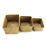 Seaweed,Woven,Storage,Basket,Fruit,Sundries,Organizer,Fruit,Container