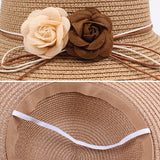Women,Folding,Woven,Brimmed,Bucket,Outdoor,Bandage,Beach,Dress,Visor,Bowknot