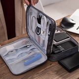 Xmund,Multifunction,Digital,Storage,Charger,Earphone,Organizer,Portable,Travel,Cable