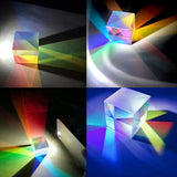 25x25mm,Color,Combination,Optical,Cross,Splitter,Prism,Square,Teaching