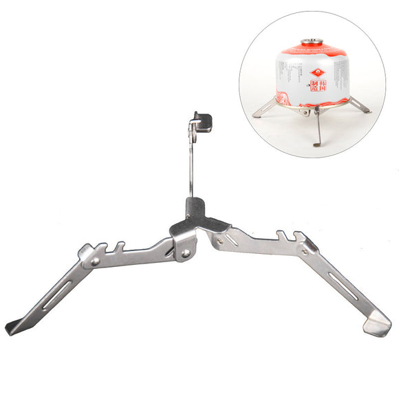 Holder,Outdoor,Camping,Bracket,Stainless,Steel,Folding,Stand,Cooking,Bottle,Tripod