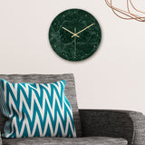 Loskii,CC004,Creative,Marble,Pattern,Clock,Clock,Quartz,Clock,Office,Decorations