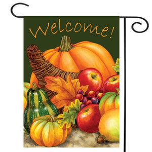 Pumpkin,Harvest,Cornucopia,Welcome,Autumn,Garden,Banner,Decorations"