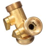 Standard,Brass,Garden,Irrigation,Shape,Adapter,Splitter,Faucet,Manifold,Connector"