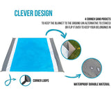 200x210cm,Beach,Blanket,Proof,Waterproof,Persons,Folding,Picnic,Camping,Travel,Ground,Carabiner