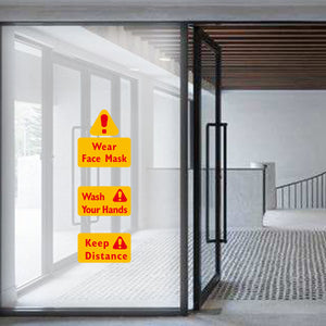 Epidemic,Prevention,Window,Background,Sticker,Healthcare,Floor,Decor