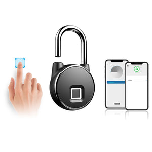 ANYTEK,Bluetooth,Fingerprint,Smart,Modes,Unlock,Fingerprint,Mobile,Keyless,Padlock,Waterproof,Charging,Security,Padlock,Travel