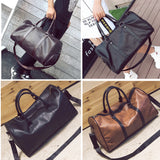 Outdoor,Leather,Duffel,Shoulder,Travel,Overnight,Luggage