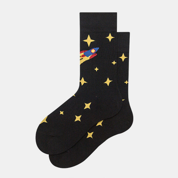 Socks,Stockings,Female,Trend,Starry,Cotton,Street,Socks