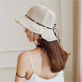 Women,Breathable,Knitted,Sunscreen,Fisherman,Casual,Travel,Shoppping,Visor,Bucket