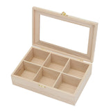 Compartments,Wooden,Kitchen,Spice,Display,Storage,Chest,Essential,Container