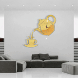 Emoyo,ECY018,Creative,Teapot,Clock,Animal,Clock,Office,Decorations