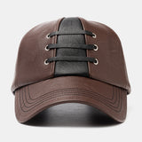 Collrown,Men's,Leather,Woven,Baseball