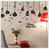 Halloween,Waterproof,Stickers,Gothic,Pumpkin,Lantern,Witch,Pattern,Nursery,Decoration