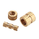 Suleve,MXBN5,400Pcs,Knurled,Brass,Round,Female,Thread,Knurled,Round,Insert,Embedment,Assortment