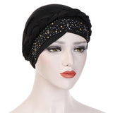 Women,Vintage,Ethnic,Style,Breathable,Flower,Headband,Turban