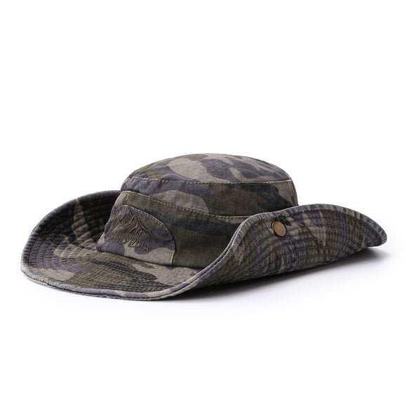 Summer,Cotton,Camouflage,Visor,Bucket,Fishing,Outdoor,Casual,Climbing,Sunshade