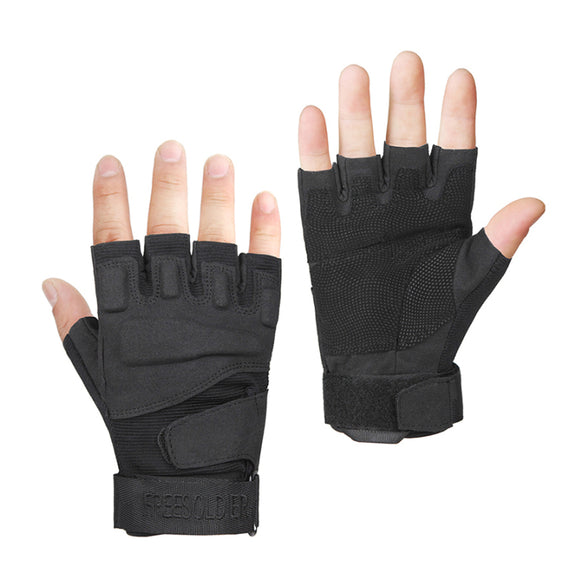 SOLDIER,1Pair,Tactical,Gloves,Resistant,Outdoor,Safety,Hands,Protector,Finger,Glove,Hunting,Sport,Cycling