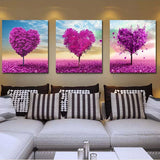 32x32cm,Purple,Diamond,Painting,Resin,Rhinestone,Scenery,Cross,Stitch