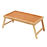 Bamboo,Wooden,Table,Folding,Serving,Breakfast