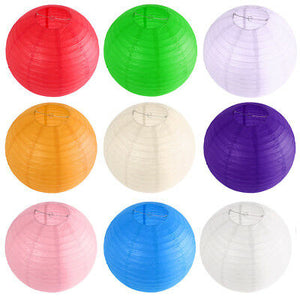 Round,Paper,Lanterns,Shade,Wedding,Birthday,Party,Christmas,Decorations"