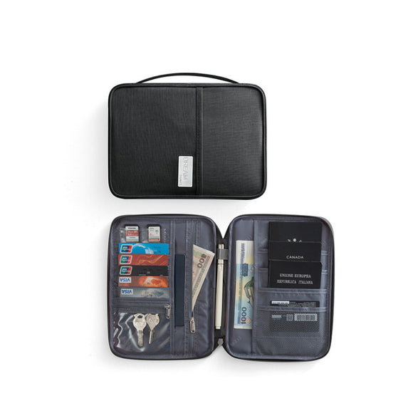 IPRee,Polyester,Passport,Sport,Travel,Wallet,Waterproof,Multifunction,Credit,Holder