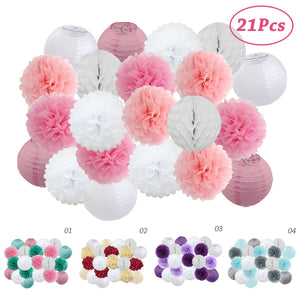 Round,Paper,Lantern,Baptism,Wedding,Holloween,Party,Decorations,Hanging,Paper,Crafts