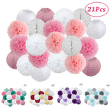 Round,Paper,Lantern,Baptism,Wedding,Holloween,Party,Decorations,Hanging,Paper,Crafts