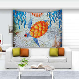 Turtle,Hanging,Tapestry,Decorative,Tapete,Bedroom,Blanket,Table,Cloth