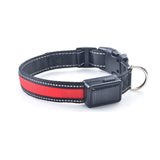 Smart,Solar,Power,Charging,Electronic,Flashing,Light,Nylon,Collar,Different
