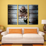 Miico,Painted,Three,Combination,Decorative,Paintings,Statue,Decoration