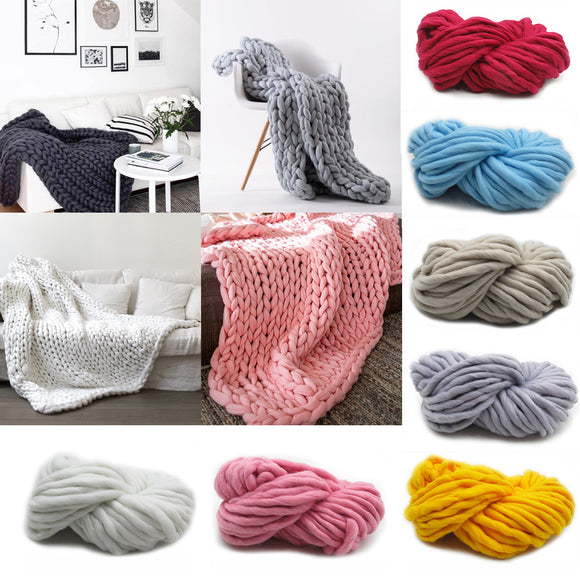 Bulky,Knitting,Chunky,Roving,Crocheting,Blankets,Thick