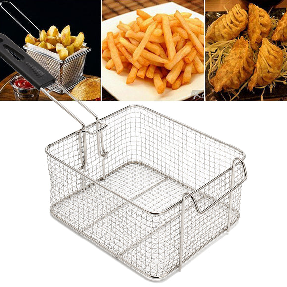 Camping,Picnic,Stainless,Steel,Frying,Fryer,Storage,Baskets