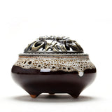Incense,Burner,Holder,Ceramic,Aromatherapy,Diffuser,Copper
