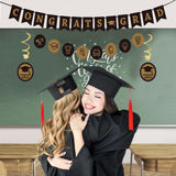 Graduation,Decorations,Party,Supplies,Black,Cards,Banner,Background